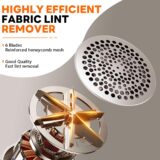 Ziitty Bobble Remover – Powerful Fabric Shaver with LCD, 3 Speeds, for Clothes & Upholstery - Image 3