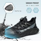 Men’s & Women’s Lightweight Safety Trainers – Breathable Steel Toe Cap Work Shoes - Image 4