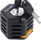 Folding Bicycle Chain Lock – Alloy Steel, 31" Anti-Theft Security with Mount & 3 Keys - Image 1