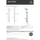 Methven 3-Mode Airstream Shower Head with Hose & Bracket - Image 3
