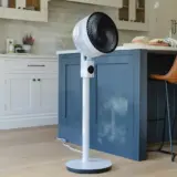Meaco 10 Inch White Pedestal Fan Sefte Model - Image 5