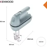 Kenwood HMP40 QuickMix Go Electric Mixer - Compact & Powerful, Blue - Image 2