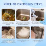 HOMAITER Drain Unblocker – Hair & Grease Remover, 260g Powerful Pipe Cleaner - Image 3