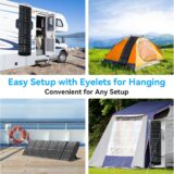 Ecosonique Foldable 100W Solar Panel – Fast Charge USB-C PD3.0, QC3.0, DC Output for Camping & Portable Power - Image 6