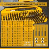 AD&S Electronics Repair Tool Kit – 145-in-1 Precision Screwdriver Set with Magnetic Bits & Storage Case - Image 2