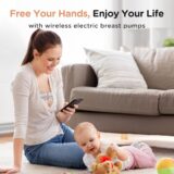 Jheppbay Wearable Electric Breast Pump – Portable, Hands-Free, Quiet (40dB), Lightweight (201g), 3 Modes 12 Levels, Leakproof, BPA-Free – for Nursing Moms at Work, Home & Travel - Image 2