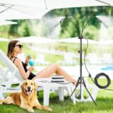 Portable Patio Misting System – Adjustable 1.6M Standing Water Mister for Outdoor Cooling, Pool & BBQ - Image 1