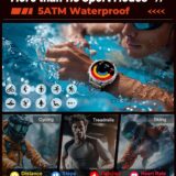 Men’s Smart Watch with Call Function – 1.85" HD, 800mAh Battery, Heart & Sleep Monitor, 100+ Sports Modes, Silver Steel - Image 6