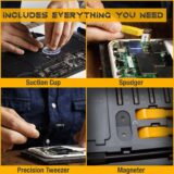 AD&S Electronics Repair Tool Kit – 145-in-1 Precision Screwdriver Set with Magnetic Bits & Storage Case - Image 4