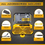 AD&S Electronics Repair Tool Kit – 145-in-1 Precision Screwdriver Set with Magnetic Bits & Storage Case - Image 3