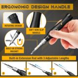 AD&S Electronics Repair Tool Kit – 145-in-1 Precision Screwdriver Set with Magnetic Bits & Storage Case - Image 5