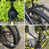 Folding Bicycle Chain Lock – Alloy Steel, 31" Anti-Theft Security with Mount & 3 Keys - Image 2