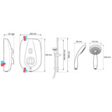 Mira Go Electric Shower 10.8kW with Safety Features - Image 3
