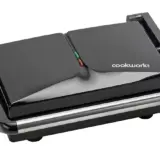 Cookworks 2-Serving Panini Maker - Black - Image 2