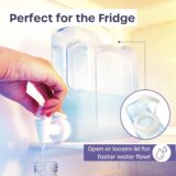 Slim Fridge Water Dispenser 3L – 2 Pack with Tap – Reusable Cold Drink Container for Travel, Camping, Picnic & Outdoor Use - Image 5