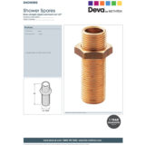 Brass Shower Arm Connector with Rust Resistance - Image 3