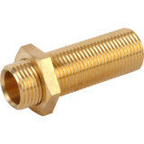 Brass Shower Arm Connector with Rust Resistance - Image 1