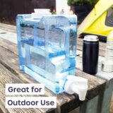 Slim Fridge Water Dispenser 3L – 2 Pack with Tap – Reusable Cold Drink Container for Travel, Camping, Picnic & Outdoor Use - Image 6