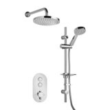 Deva Aston Push Button Shower Mixer – Thermostatic 2 Way Valve - Image 2
