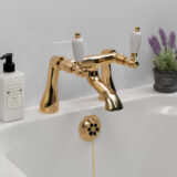 Deva Georgian Gold Bath Filler Tap – Traditional Style - Image 2