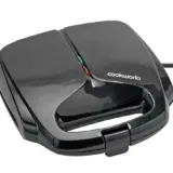 Cookworks 2-Slice Black Sandwich Toaster Machine - Image 1
