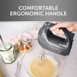 Breville VFM034 Flow Hand Mixer – 5-Speed Electric Whisk in Grey - Image 4
