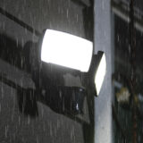 Lutec Chimera 21W Twin Head PIR LED Floodlight – 2350lm, 5000K Daylight, IP54 Outdoor Security Light – Black - Image 7