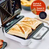 Breville Deep Fill 2-Slice Sandwich Toaster VST091 - White - Image 2