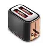 Kenwood TCP05.C0DG Abbey Lux Toaster 2-Slice - Dark Grey/Gold - Image 1