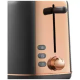 Kenwood TCP05.C0DG Abbey Lux Toaster 2-Slice - Dark Grey/Gold - Image 4