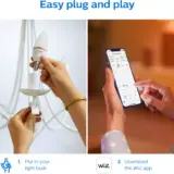 Philips WiZ E14 Smart LED Candle Bulbs – Colour Changing Wi-Fi Enabled, 2-Pack - Image 6