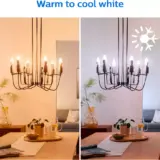 Philips WiZ E14 Smart LED Candle Bulbs – Colour Changing Wi-Fi Enabled, 2-Pack - Image 9