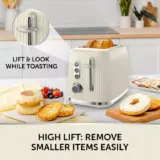 Breville VTR003 Toaster – 2-Slice, Elegant Cream and Silver - Image 5