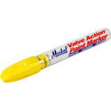 Markal Valve Action Paint Marker – Yellow Permanent Ink - Image 1