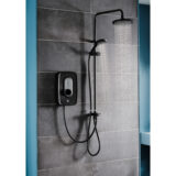 Black Triton Asta DuElec Electric Shower, 9.5kW – Luxury Bathroom Fitting - Image 4