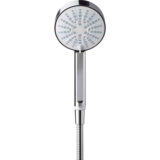 Mira Beat Shower Handset – 90mm Single Spray Chrome Finish - Image 1