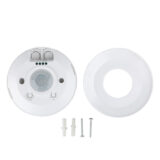 V-TAC Slim PIR Motion Sensor – 8m, Surface Mount, White | IP20 Indoor Use - Image 4