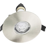 Fire Rated LED Downlight IP65 70-100mm – Satin Nickel Evofire by Integral - Image 2