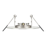 Fire Rated LED Downlight IP65 70-100mm – Satin Nickel Evofire by Integral - Image 4