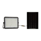 V-TAC LED Solar Floodlight 15W – IP65 Outdoor Light with Battery Indicator, 4000K Daylight - Image 2