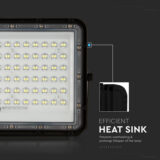 V-TAC LED Solar Floodlight 15W – IP65 Outdoor Light with Battery Indicator, 4000K Daylight - Image 9