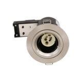 GU10 Fire Rated Downlight – Satin Chrome Finish | Ceiling Spotlight - Image 5