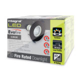 IP65 Fire Rated LED Downlight for Bathrooms – Black Evofire - Image 6