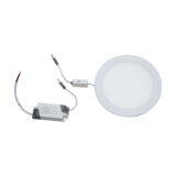12W V-TAC LED Mini Panel Round – Switchable CCT 3-in-1, 1160lm – White Finish - Image 2