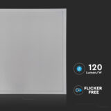 V-TAC 36W Backlit LED Panel Light – 600x600mm, 4320lm, 6500K Cool White, IP20 Flame Resistant - Image 4