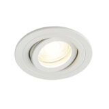 White IP65 GU10 Adjustable Downlight – 7W LED for Bathroom or Spa - Image 3