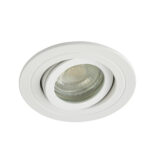White IP65 GU10 Adjustable Downlight – 7W LED for Bathroom or Spa - Image 4