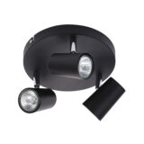 Black Harvey 3 Spotlight Bar for Kitchen, Bedroom, or Living Room - Image 2