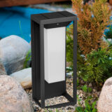 V-TAC 2W LED Solar Wall Light – IP65 Waterproof, Samsung Chip, Warm White (220lm, Grey) - Image 2
