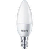 Philips E14 LED Candle Bulb 4W SES – Soft White Frosted, 250lm - Image 1